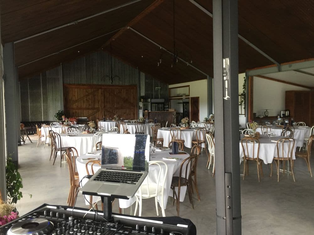 Broadlands Lodge - Dj Equipment view of function room