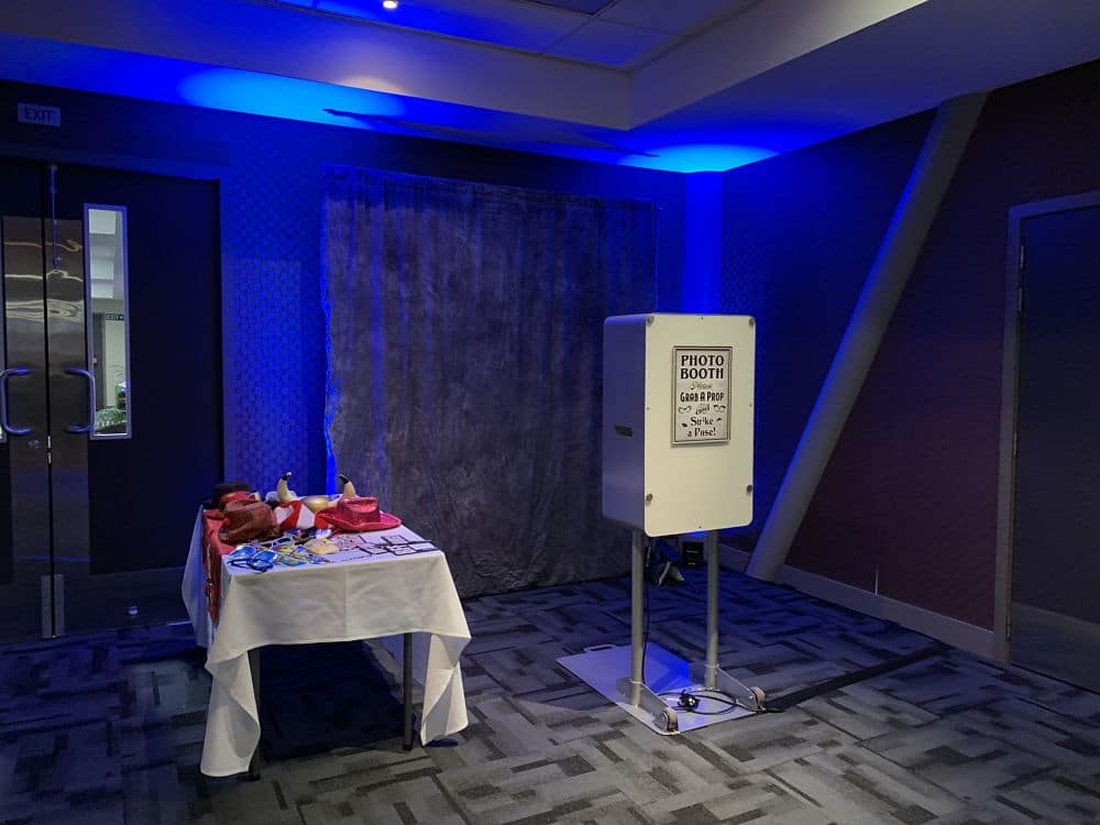 FMG Waikato Stadium - Photo Booth set up in Bronze lounge