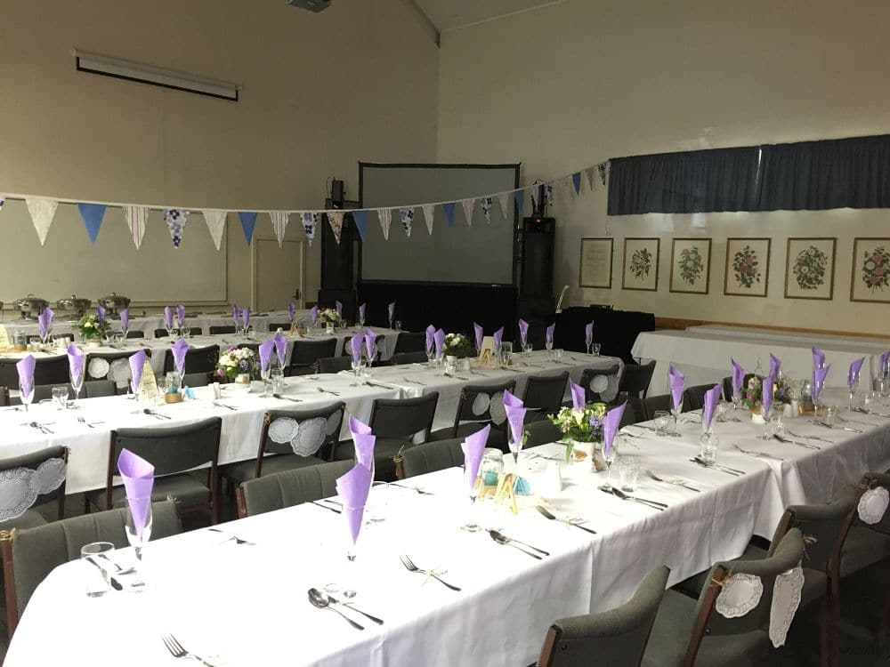 Hamilton Gardens Pavilion - Chartwell Room - Dj Equipment and Tables