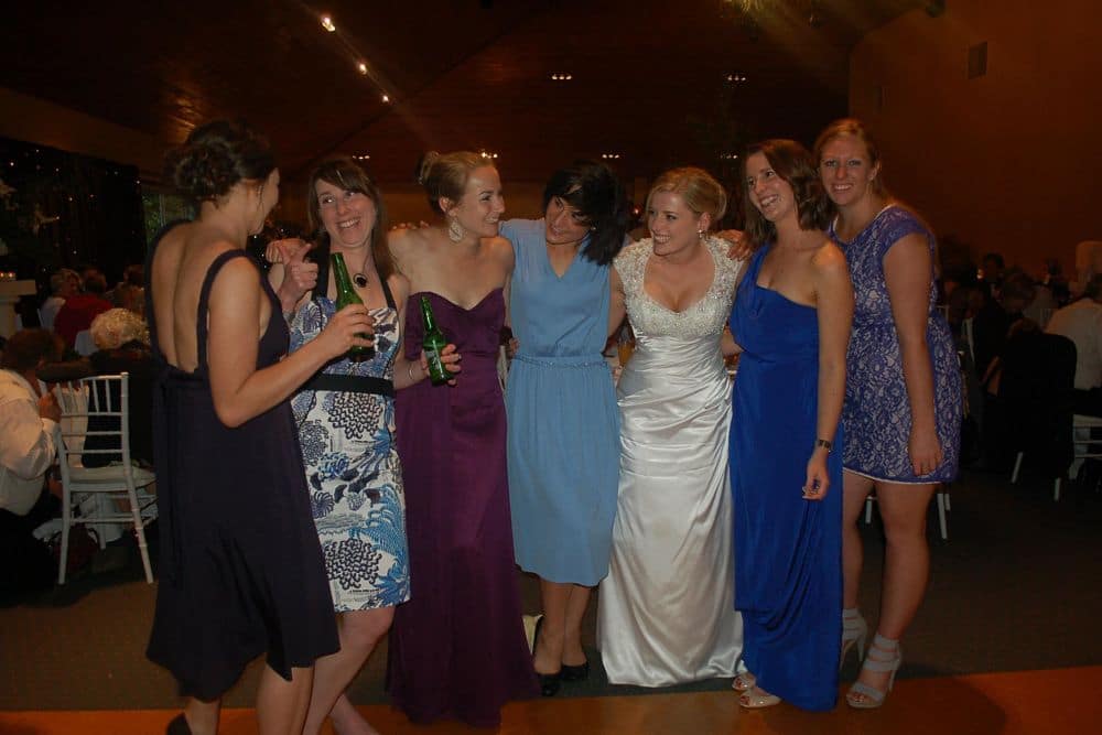 Henley Hotel - Function Room - Smiling Bride with Guests