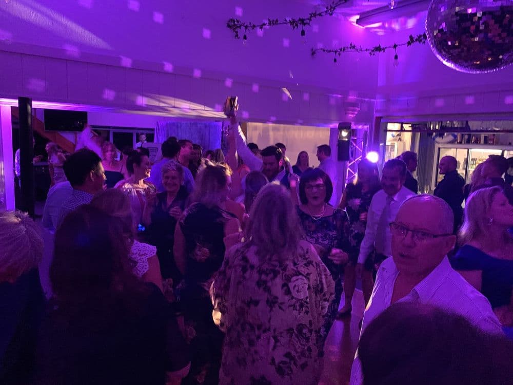 Lake Taupo Yacht Club - Guests dancing at wedding reception