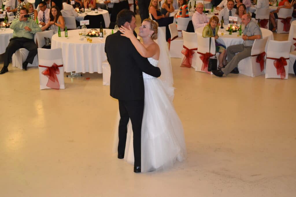 Matamata Civic Centre - Bride and Groom dancing