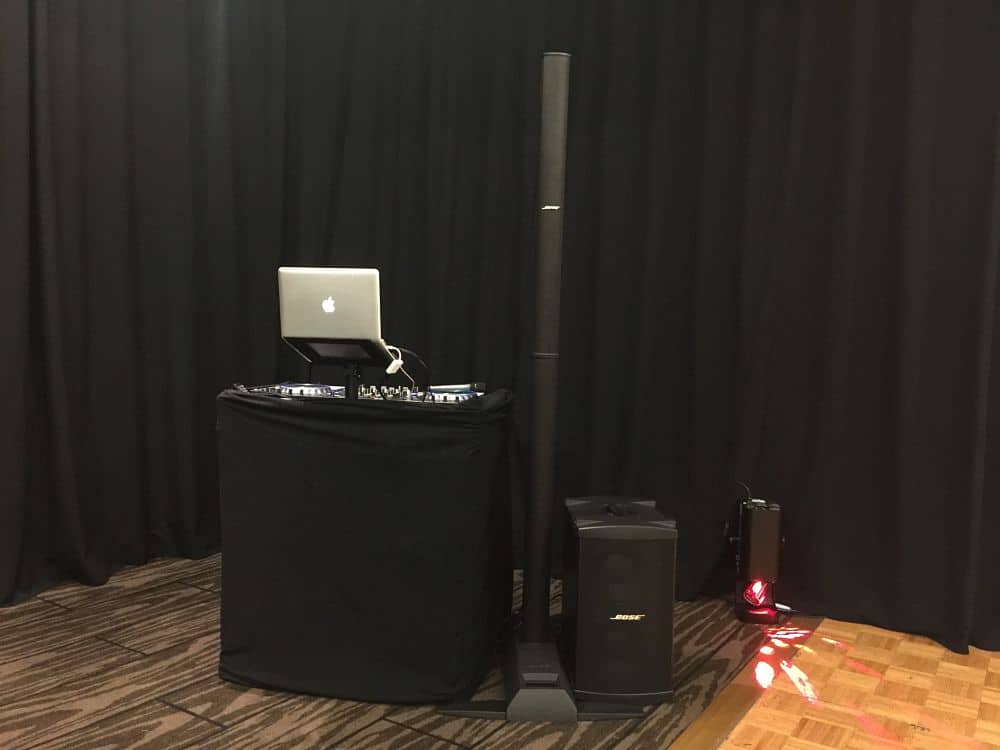 Novotel Hamilton Tainui - Dj Equipment Set Up in Union Function Room