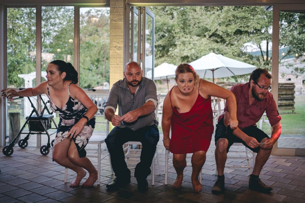 Rosenvale - Te Awamutu - Wedding Guests Playing Game