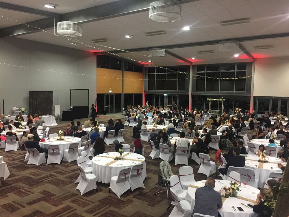 Sir Don Rowlands Centre - Wedding Function In The Main Hall