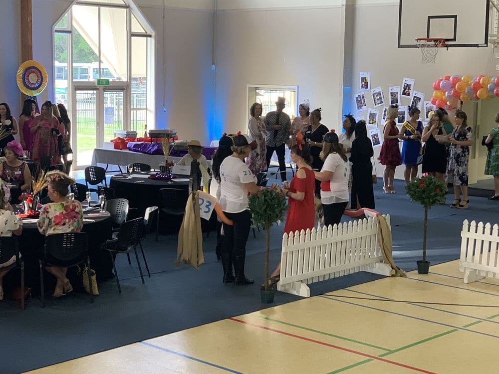 Tamahere Community Centre- Guests arriving at corporate event up lights