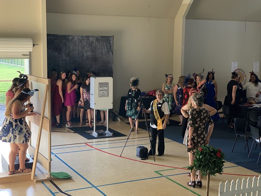 Tamahere Community Centre - Guests using photo booth