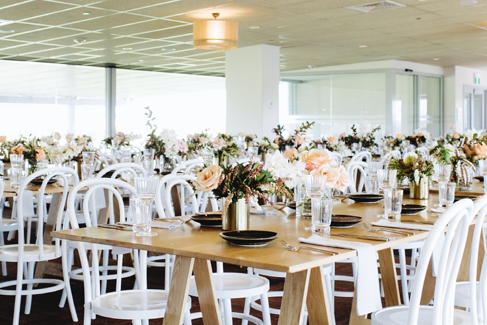 Te Rapa Race Course - Fosters Lounge - Wedding Table Setting