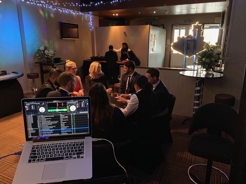 The Function Room Taupo - Guests seated at Las Vegas themed tables