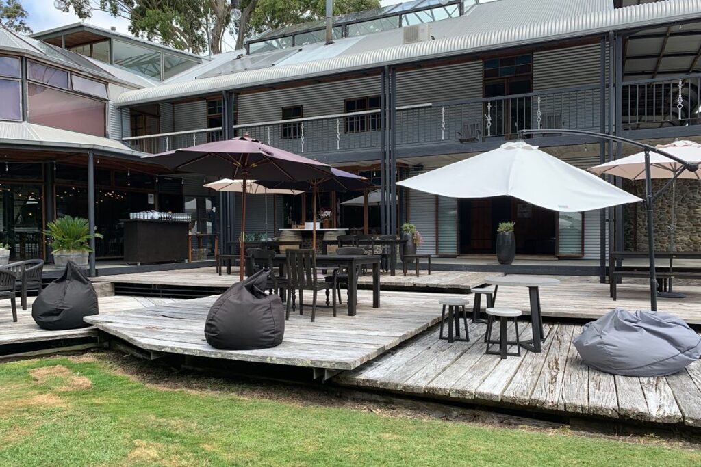 The Narrows Landing - Outside Deck Next to Restaurant