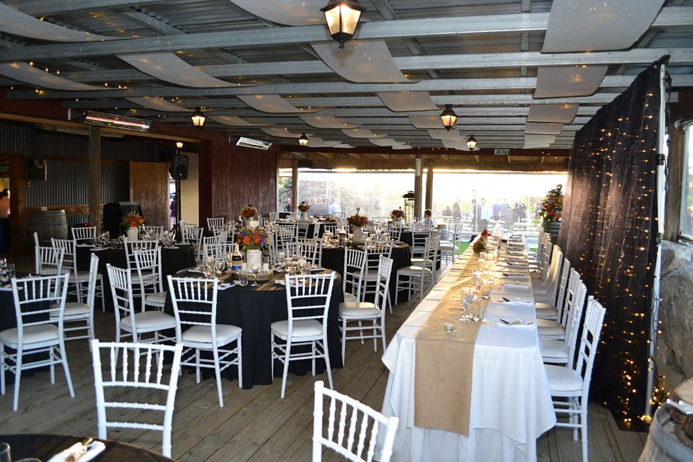 The Red Barn - Bridal Table in reception