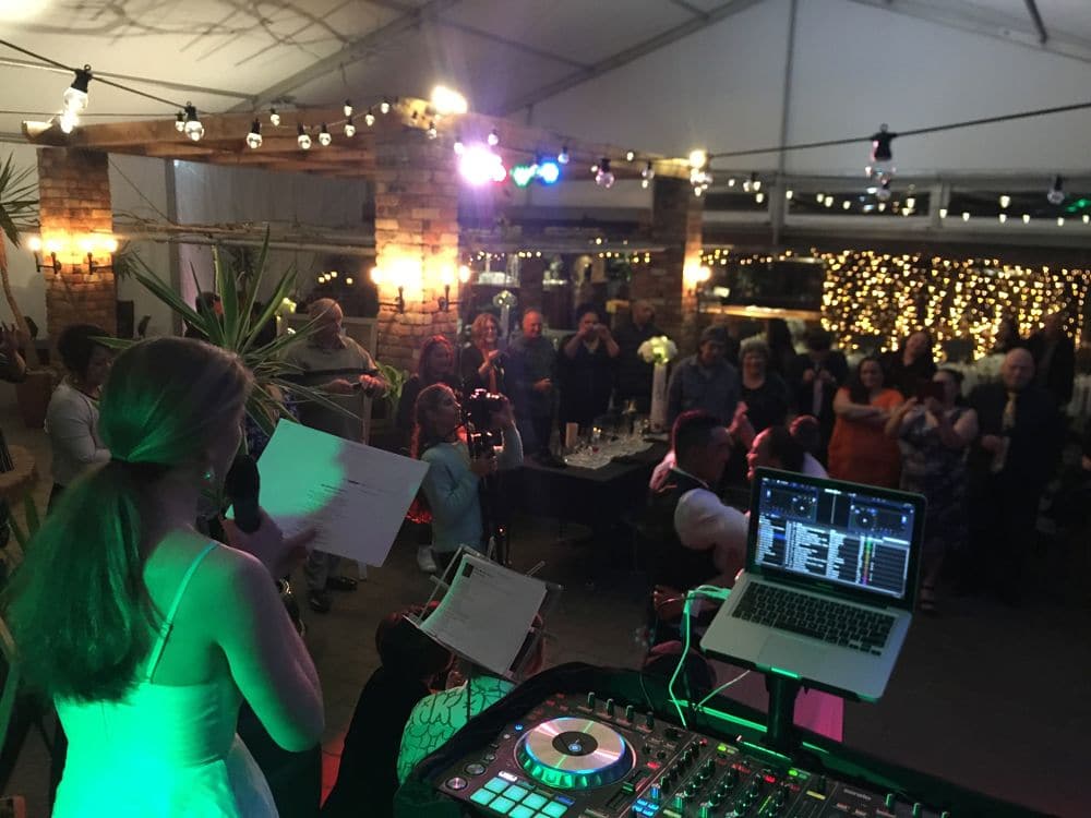 Vilagrad Winery - Young Wedding Guest Singing For Couples First Dance