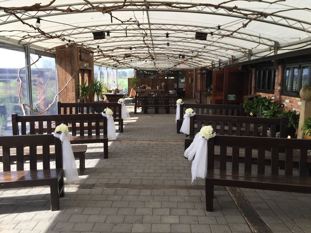 Vilagrad Winery - Winter Wedding Ceremony setting