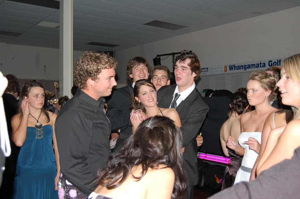 Whangamata Golf Club - Students dancing