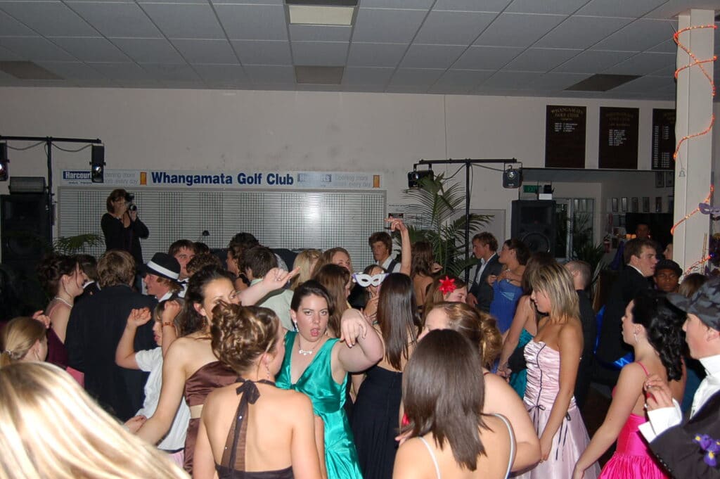 Whangamata Golf Club - Dance floor with guests dancing