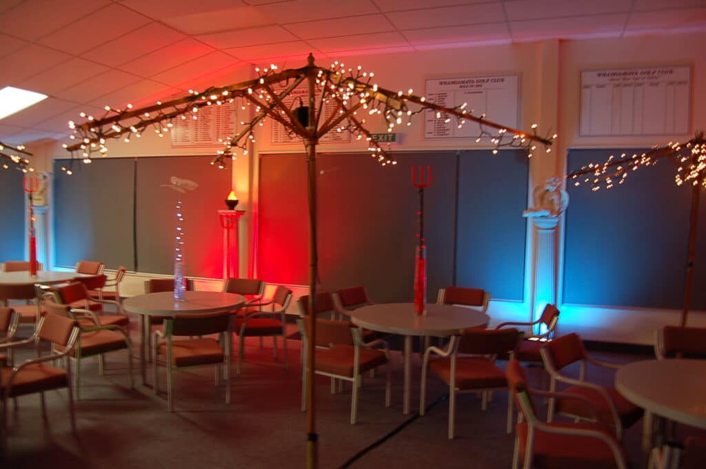 Whangamata Golf Club - School Ball Decorations Umbrella Tree
