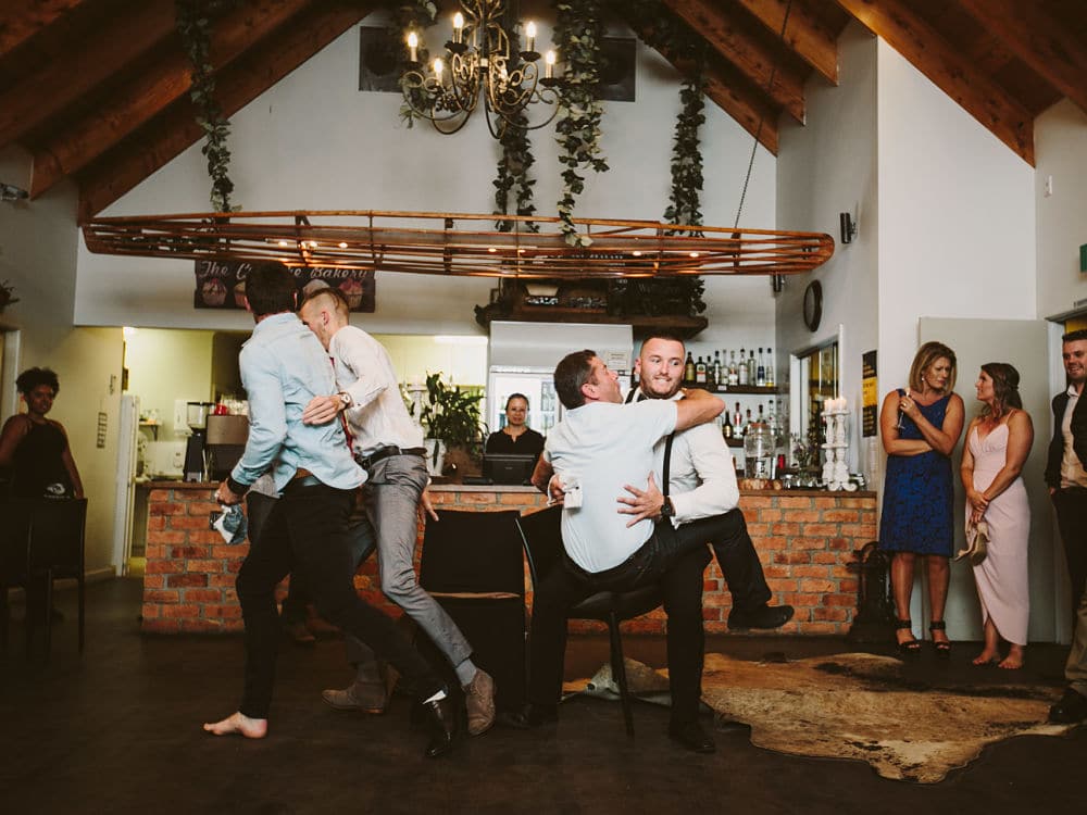 Woodside Estate - Guests playing fun wedding games