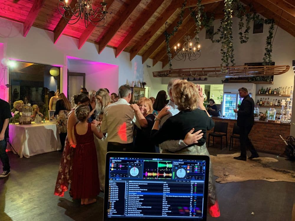 Woodside Estate - Wedding Reception Guests enjoying a Waltz