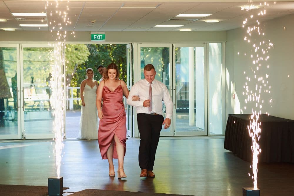 Awapuni Racing Function Centre - Bridal Party entering reception