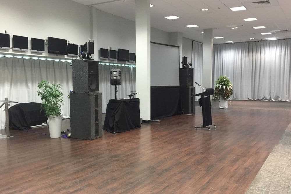 Awapuni Racing Function Centre - Our DJ Set Up for a School Ball 250 guests