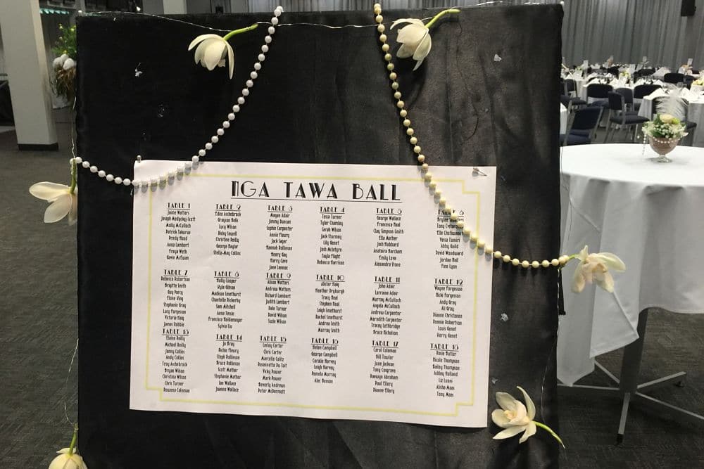 Awapuni Racing Function Centre - Nga Tawa Ball Seating Plan