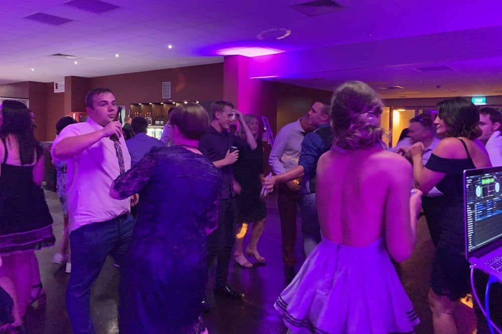 Awapuni Racing Function Centre - Wedding guests dancing