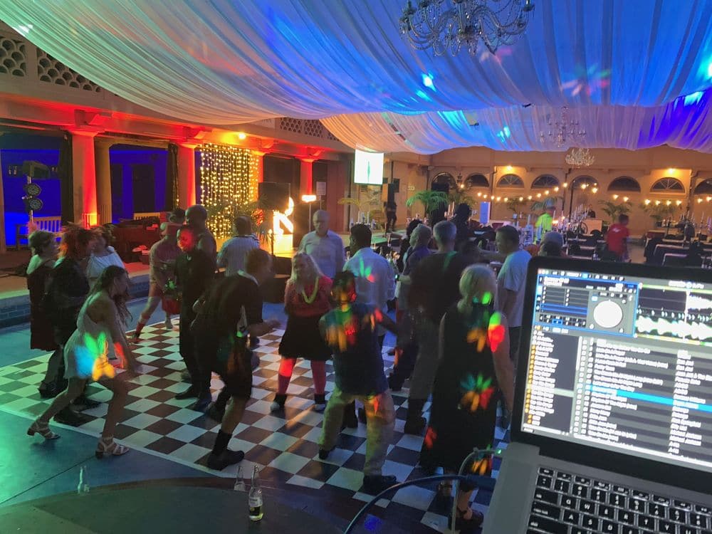 Blue Baths Rotorua - Corporate guests on the dance floor