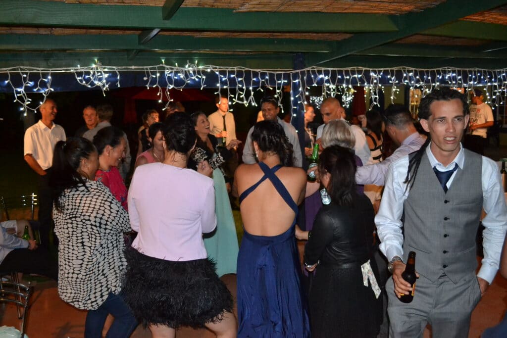 Brookfields Vineyards - Wedding guests circling dance floor