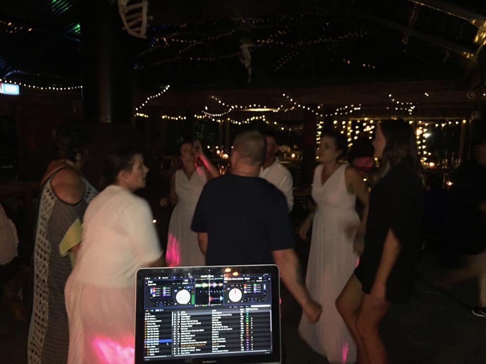 Crab Farm Winery - Bride with wedding guests dancing