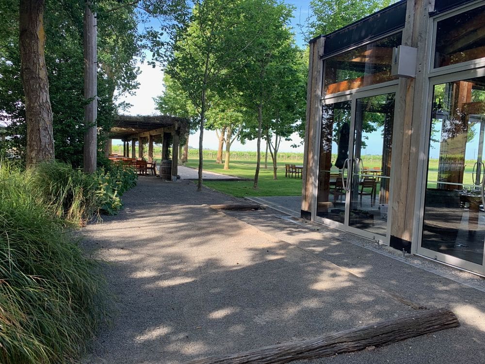 Te Awa Winery - Guests Area Outside Function Room